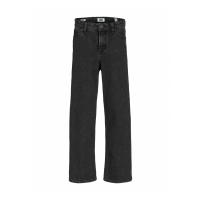 Afbeelding van Jack &amp; Jones Junior ALEX Original MF Baggy Flared Jeans voor kinderen, Maat: 140, Black denim