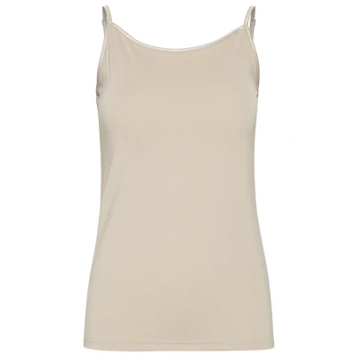 Afbeelding van b.young Byiane Strap TOP Top, Dames, Maat: Large, Beige