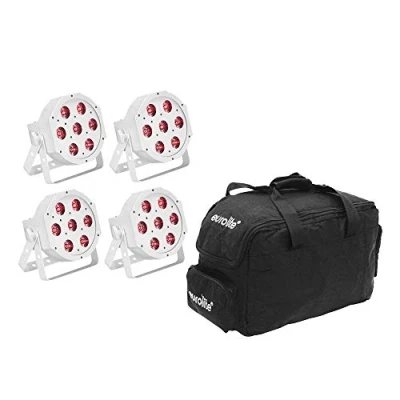 Afbeelding van Eurolite Set 5x LED SLS 7 HCL Spot white + Soft Bag