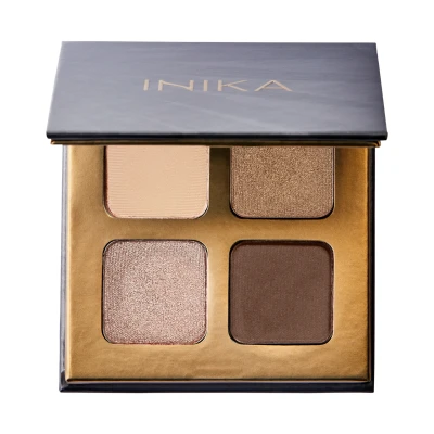 Afbeelding van INIKA Eyeshadow Quad Wind VEGAN &amp; Biologische 4 tinten Oogschaduw