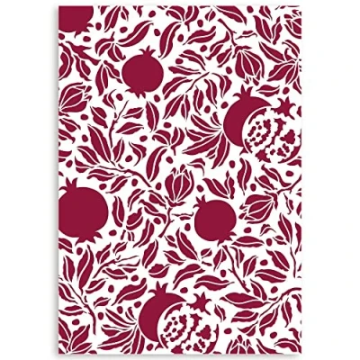 Afbeelding van Stamperia Stencil A4 Casa Granada Pomegranades Texture (KSG481) (DISCONTINUED)