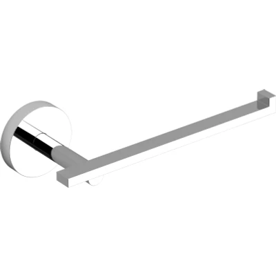Afbeelding van Clou Flat toiletrolhouder L vorm zonder klep chroom