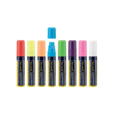 Afbeelding van Securit uitwisbare krijtstiften 15mm (8 stuks)