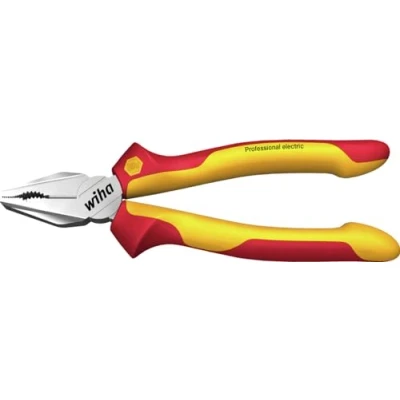 Afbeelding van Wiha Combinatietang Professional electric met DynamicJoint® en OptiGrip extra lang snijvlak 200 mm 8&quot; In blister 27419