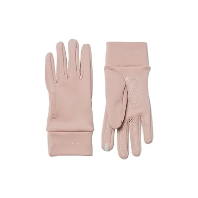 Afbeelding van SEALSKINZ Acle Handschoen voor koud weer van waterafstotend nano fleece dames, roze, L