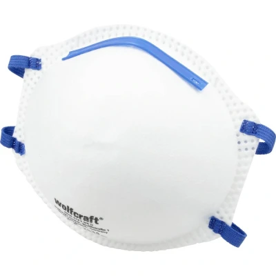 Afbeelding van Wolfcraft Voorgevormde stofmaskers FFP2 15 stuks 4946000
