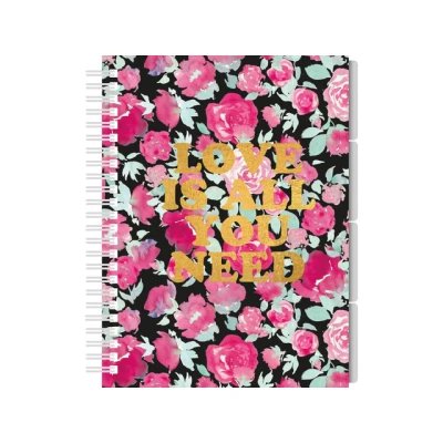 Afbeelding van 4 in 1 blok Pink Mint Retro A5 lijn 60 grams 200 bladzijden met elastiek FSC MIX K 21218