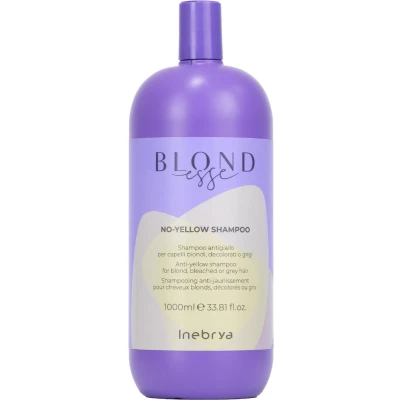 Afbeelding van Inebrya Blondesse No Yellow Shampoo voor gebleekt blond en grijs haar 1000ml