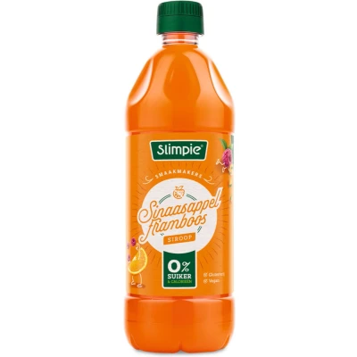 Afbeelding van 3x Slimpie Siroop Sinaasappel Framboos 650 ml