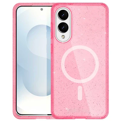 Afbeelding van Samsung Galaxy S25 Edge MagSafe Hoesje Kunststof imoshion Hardcase/Backcover Roze Telefoonhoesje