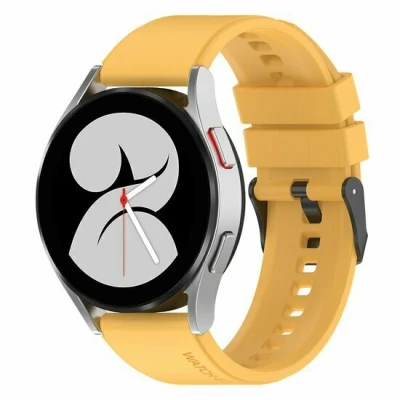 Afbeelding van Garmin Vivoactive 5 / 3 Siliconen gesp bandje Geel