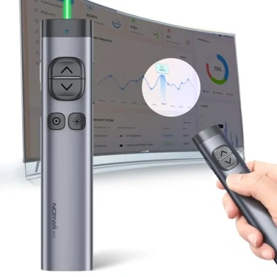 Afbeelding van NORWII N97 tv scherm, presentatieclicker voor Powerpoint presentaties, Clicker, Presentatie Rremote, Bluetooth Wireless Presenter, Digitale Pointer scherm