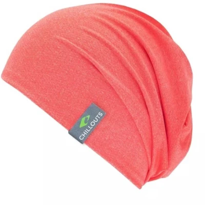 Afbeelding van Chillouts long beanie muts Winlock in coral