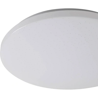 Afbeelding van Lindby LED plafondlamp 1licht Kunststof H: 5.5 cm wit Inclusief lichtbron