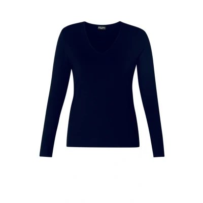 Afbeelding van Base Level Curvy basic longsleeve Alize donkerblauw