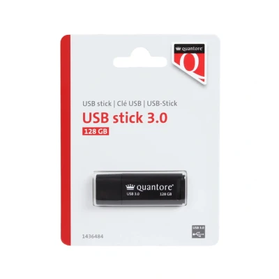 Afbeelding van Quantore USB stick 3.0 128GB Zwart