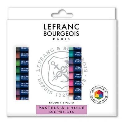 Afbeelding van Lefranc &amp; Bourgeois Studien Ölpastelle &quot; Louvre 24 in Farben 10 mm lang