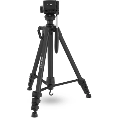 Afbeelding van InLine Statief voor digitale camera&#039;s en videocamera&#039;s, aluminium, zwart, hoogte max. 1,06m (Metaal), Statief, Zwart