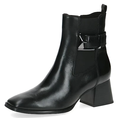 Afbeelding van Caprice Korte laarzen Black nappa, Dames, Maat: 41, nappa Leer