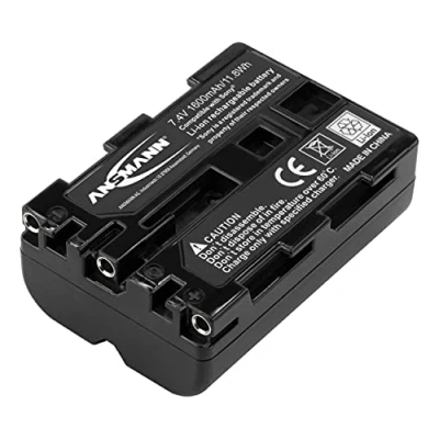 Afbeelding van ANSMANN Li Ion batterij A Son NP FM 500 H 7 4V / type 1600mAh krachtige voor digitale fotocamera&#039;s de perfecte reservebatterij Sony Digicam en nog veel meer.