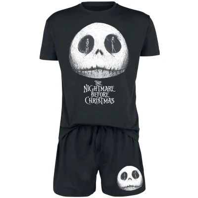 Afbeelding van The Nightmare Before Christmas Jack &amp; Sally Pyjama zwart M