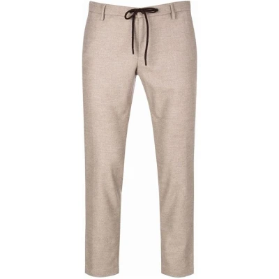 Afbeelding van Alberto Pipe Broek Jump Beige maat W 34 L 32 Heren met Slim fit Pasvorm Viscose Suitable Herenkleding