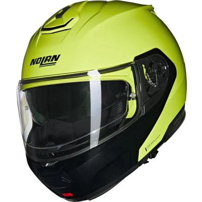 Afbeelding van Nolan N100 6 Mivedi N Com Helm, groen, afmeting XL voor man