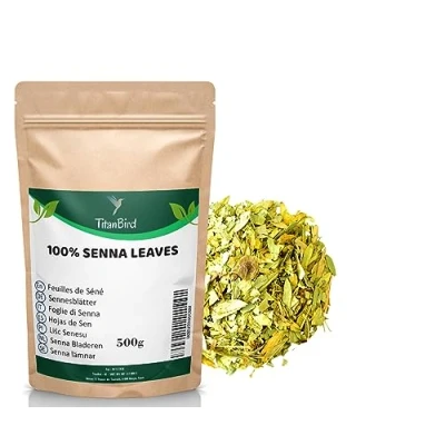 Afbeelding van 500 g Hele senebladeren Detox thee Krachtig Purgeermiddel, Natuurlijk Laxeermiddel, bevordert de Stoelgang en Reiniging van Darmen Premium Kwaliteit