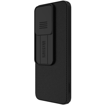 Afbeelding van Nillkin CamShield Hoesje Geschikt voor Xiaomi Redmi 13 4G / Poco M6 Back Cover met Camera Slider Extra Bescherming Zwart