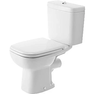 Afbeelding van Duravit D code closet staand 735mm diepspoel horizontale afvoer wit