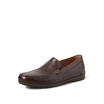 Afbeelding van Geox U Simon W Mocassins, Heren, Maat: 41.5, Brown Leer