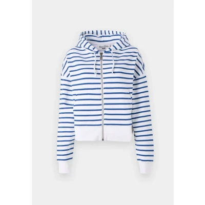 Afbeelding van Marc O&#039;Polo Denim Sweatjacket Hoodie, Dames, Maat: Small, Medium blue