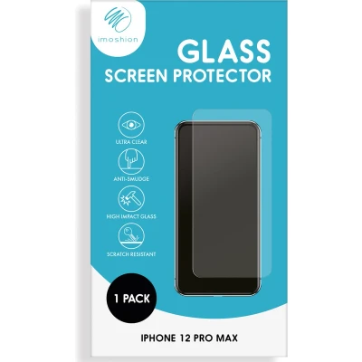 Afbeelding van Screenprotector Apple iPhone 12 Pro Max: iMoshion Gehard Glas