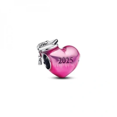 Afbeelding van Pandora 793788C01 Graduation Heart Bedel inStock horloge RozeZilverkleur