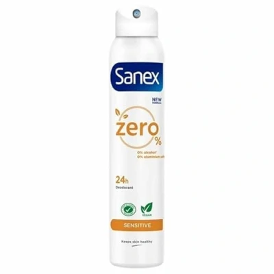 Afbeelding van 3 x Sanex Deodorant WOMEN &quot;Zero% Sensitive&quot; voor de gevoelige huid 200 ml