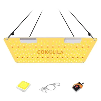 Afbeelding van COKOLILA Volledig spectrum 2000 W led groeilamp, waterdichte plantenlamp, met 444 stuks SMD leds, IR groeilamp voor 8 x 7,5 m binnen, teeltzaden, knoppen, planten, groenten en bloemen
