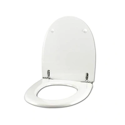 Afbeelding van Wc bril voor Geberit SPHUNX ANTIBES wit scharnier normaal of vertraagd softclose