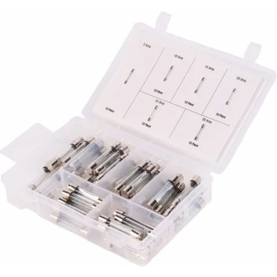 Afbeelding van Benson Glaszekeringen Set 60 delig 5 10 15 20 25 en 30A