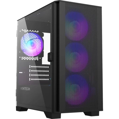 Afbeelding van Montech AIR 100 ARGB Micro ATX Tempered Glass Zwart