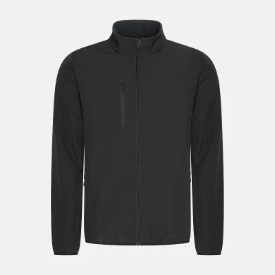 Afbeelding van Mario Russo Softshell Jas heren Winterjas Jassen Winddicht en waterafstotend Zwart M