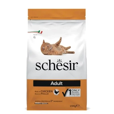 Afbeelding van 6x Schesir Kattenvoer Dry Maintenance Kip 1,5 kg
