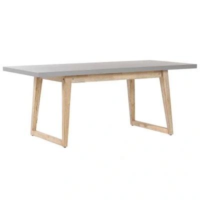 Afbeelding van Beliani Eettafel ORIA Grijs vezelcement