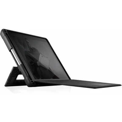 Afbeelding van STM Dux Microsoft Surface Go Robuuste Book Cover Zwart