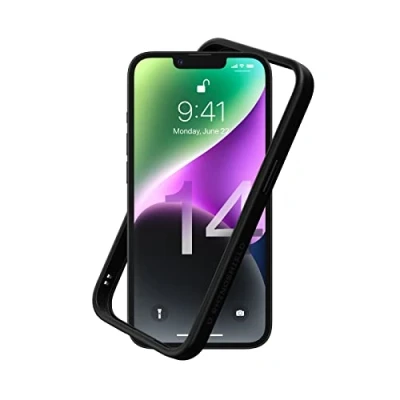 Afbeelding van RhinoShield Bumper Case compatibel met [iPhone 14] CrashGuard NX schokdempende beschermhoes in slank design 3,5 meter valbescherming zwart