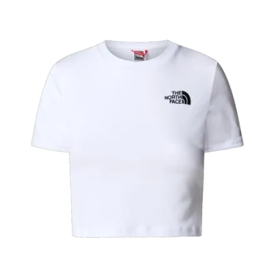 Afbeelding van The North Face CROP TEE Tshirt print, Dames, Maat: XS, White