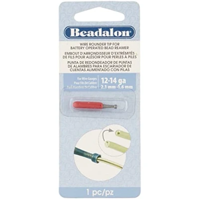 Afbeelding van Beadalon Wire Rounder Burr Attachment Gebruik met Batterij Operated Bead Reamer en 12, 14 Kleinere Gauge Draden