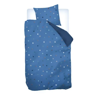 Afbeelding van Snoozing Javier Dekbedovertrek Eenpersoons 140x200/220 cm + 1 sloop) Blauw