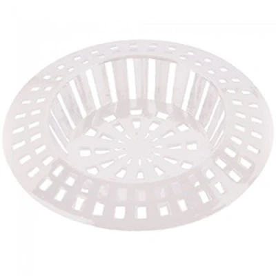 Afbeelding van Strainer Zilver Wit Spoelbak Kunststof Keuken Badkamer Haar Trap Voedsel Stopper Afvalfilter Plug Basin 45mm Large White Plastic