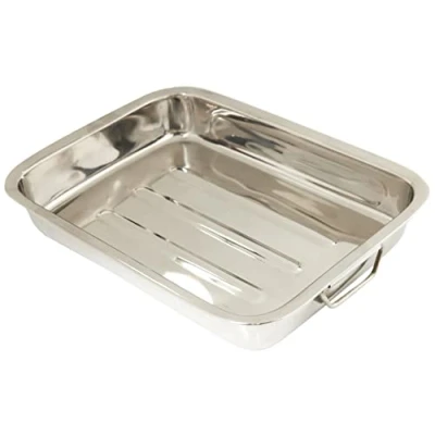 Afbeelding van Ibili Braadpan met handgrepen 35x19x5,5 cm roestvrij staal, zilver, 26