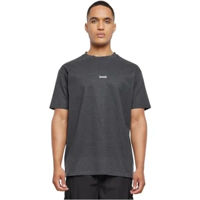 Afbeelding van Merchcode LOVE Heavy Oversized Tshirt print, Heren, Maat: 3XL, Charcoal